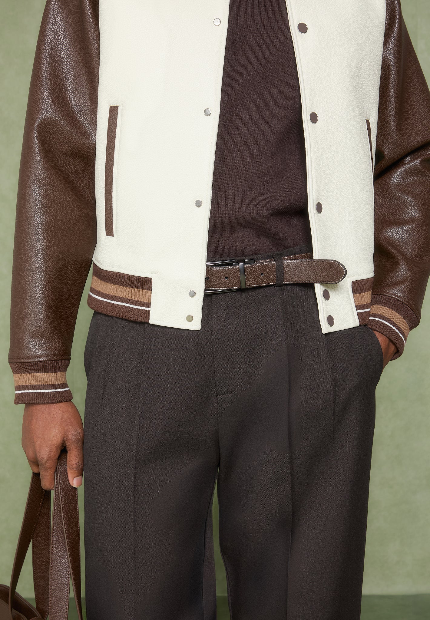 Éternel Reversible Leather Belt - Black/Brown