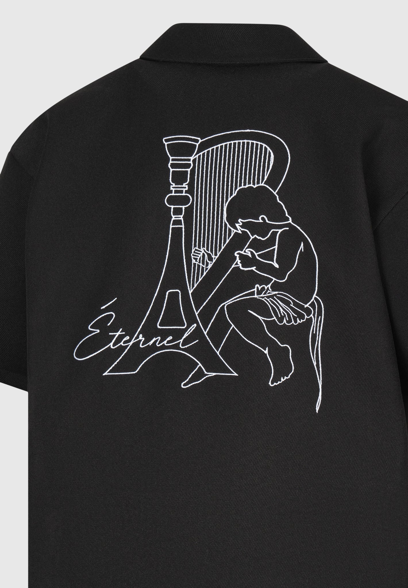 Eiffel Twill Shirt - Black