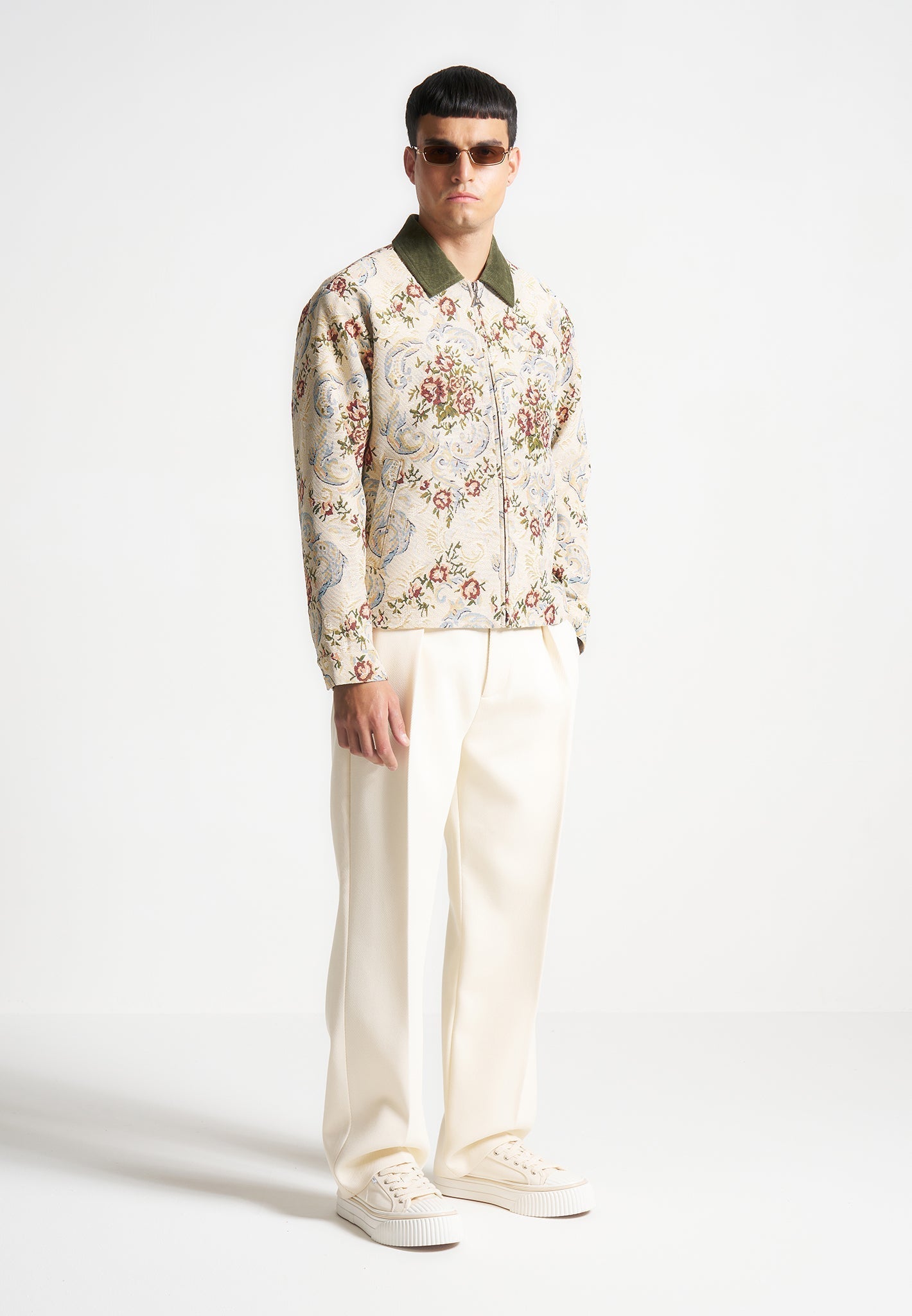 Jacquard Jacket - Beige